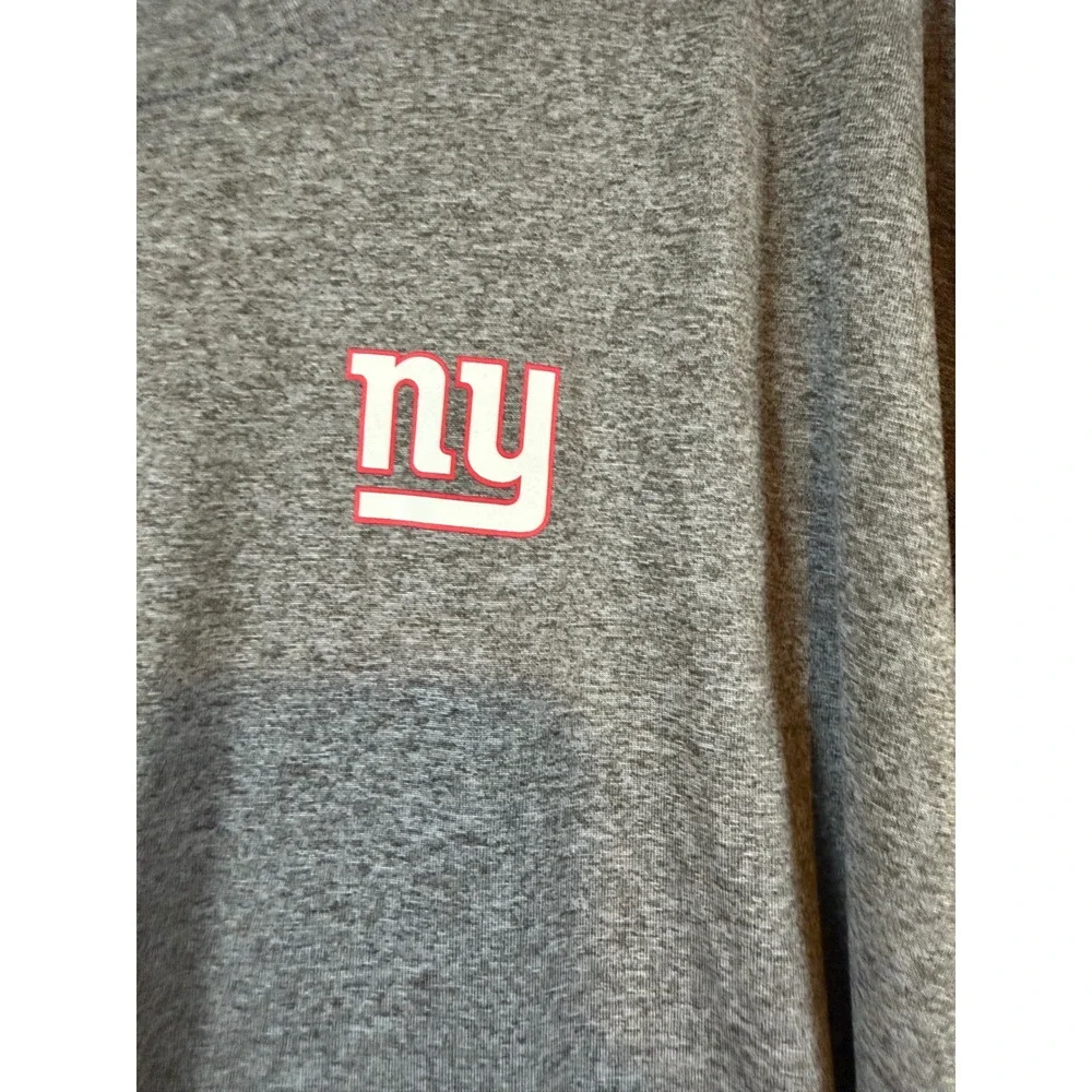 Nike NFL New York Giants Dri-FIT Long Sleeve Shirt Mens 4XL Gray Heathered NYG